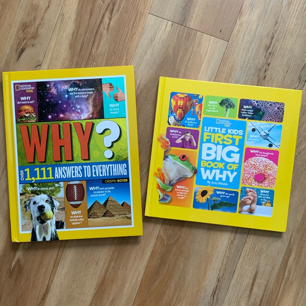 2 Hardback Books of Why?